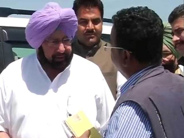 Video : Jaitley is a big leader for you, for me he is just a candidate: Amarinder Singh to NDTV