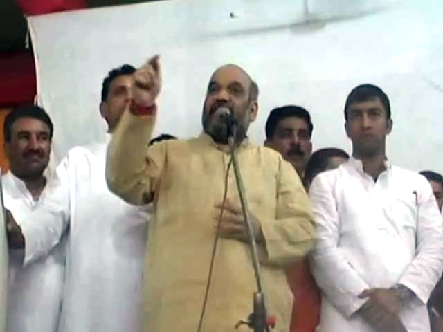 Amit Shah's 'revenge' remark in riot-hit area sparks controversy