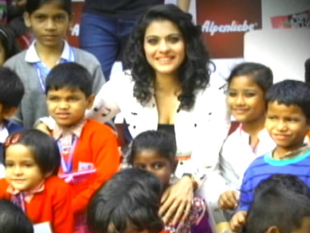 'हमारी बेटियां, हमारा गौरव' मुहिम से जुड़ीं काजोल