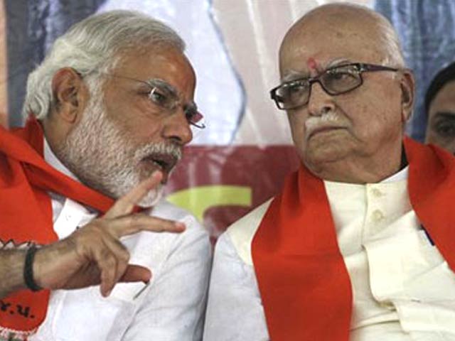 BJP's show of unity: Accompanied by Narendra Modi, LK Advani files his nomination
