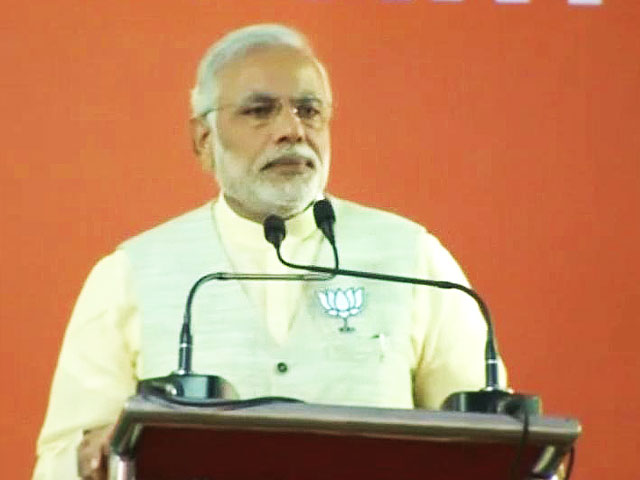 Manifesto isn't poll ritual for us, it is our target: Narendra Modi