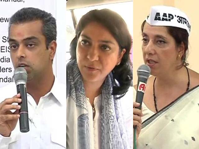 A candidate-voter face-off in Mumbai