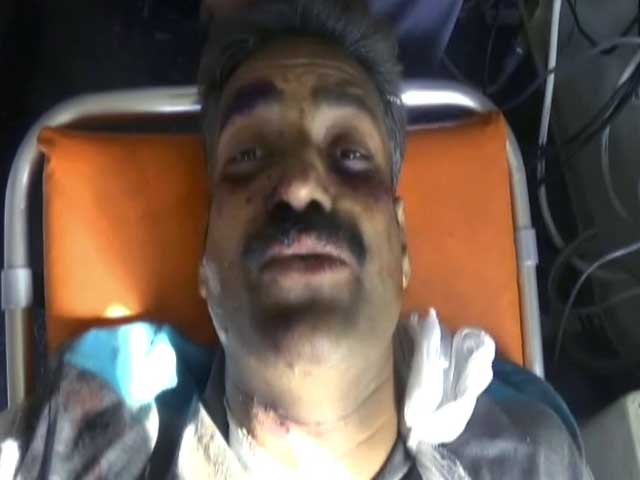 मदद मांग रहा जवान अस्पताल में