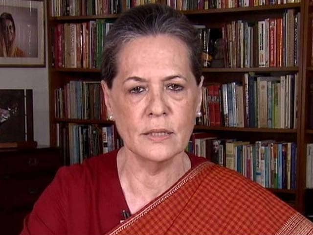 Video : BJP will ruin 'Bharatiyata', 'Hindustaniyat': Sonia Gandhi