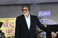 Big B begins promo shoot for <i>KBC</i> 8 Big B begins promo shoot for <i>KBC</i> 8