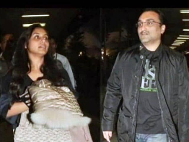 Video : Just married: Rani Mukerji, Aditya Chopra