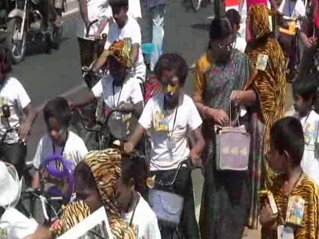 Kids rally for tigers in Coimbatore