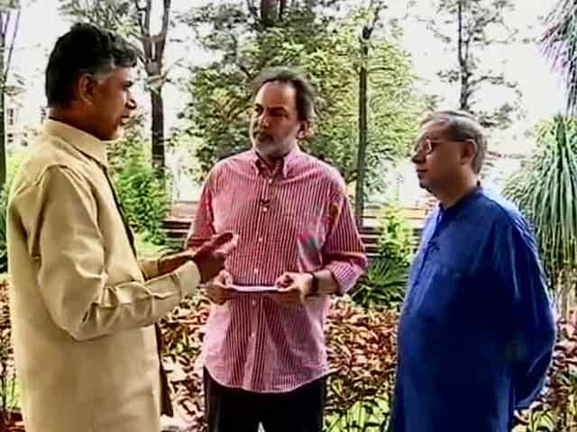 Video : Narendra Modi and I are working for development: Chandrababu Naidu to NDTV