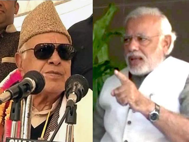 Narendra Modi vs Farooq Abdullah, who said 'Modi voters should jump in sea'