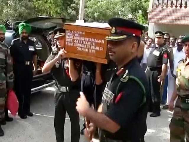 Chennai pays tribute to Major Mukund killed in militant encounter in Kashmir