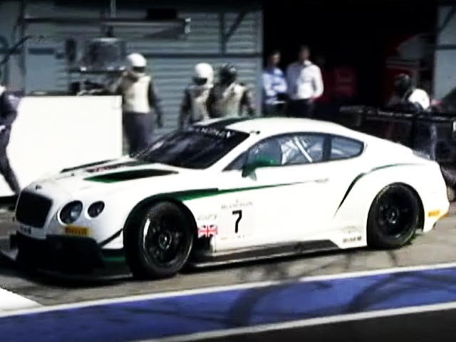 Bentley races Monza