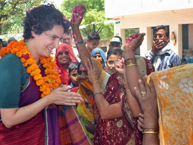 Priyanka Gandhi Gives Her Security Cover a Slip