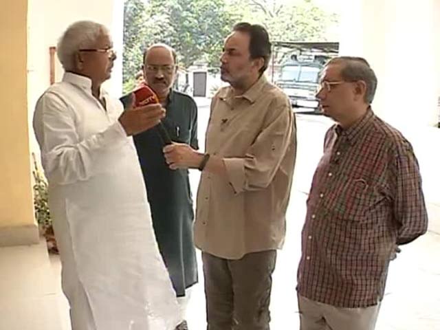 Main Issue is to Keep People Like Modi Out: Lalu to NDTV