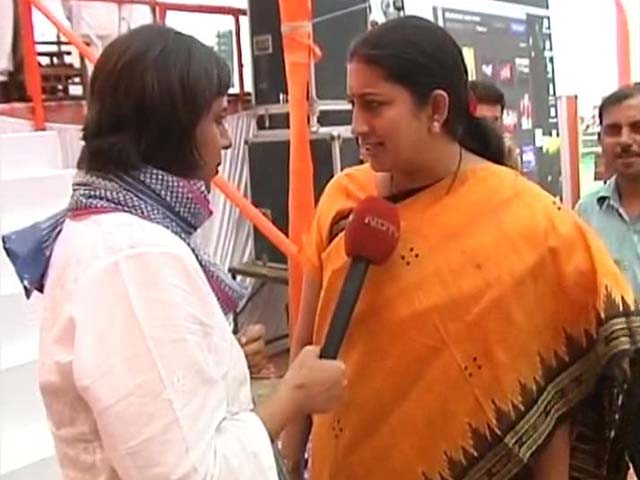 Watch: Priyanka's Barbs a Sign of Nervousness: Smriti Irani to NDTV