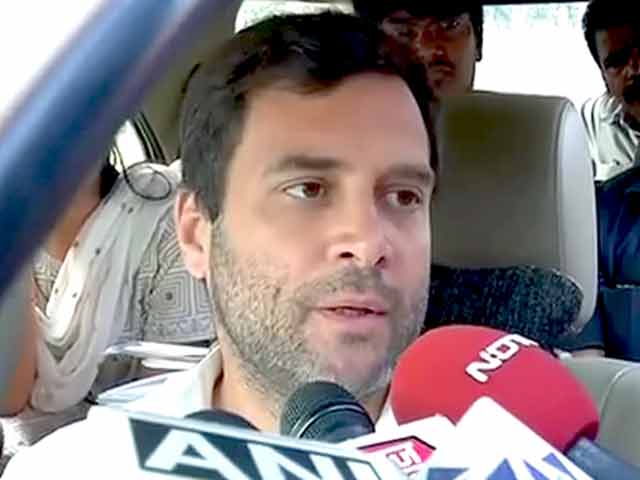Watch: Rahul visits Amethi on polling day, rebuts Modi on 'Neech Rajniti" row