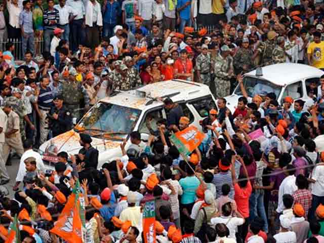 Narendra Modi in Varanasi: 4 Kilometres in 3 Hours And a Show of Strength