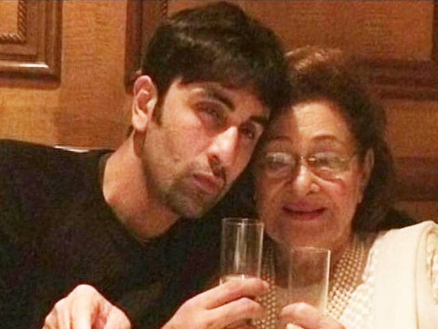 Video : Ranbir Kapoor Spends Quality Time With Grandmother