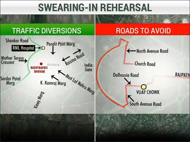 Rehearsal for Narendra Modi's Swearing-In: Roads to Avoid