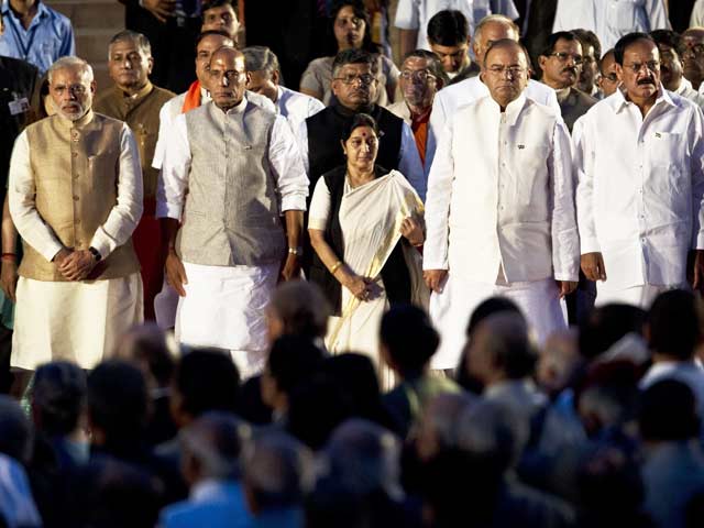 Video : Watch: Team Modi - 45 Ministers Take Oath