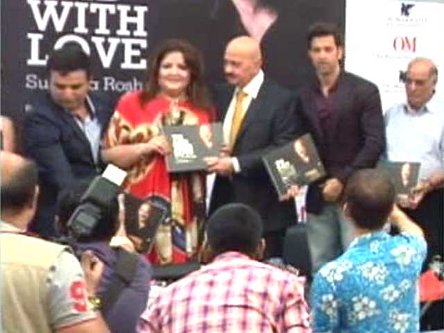 Hrithik Roshan Launches a Book on Rakesh Roshan in New Delhi