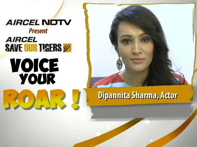 Video : Dipanita Sharma Pledges Support to the Save Our Tigers