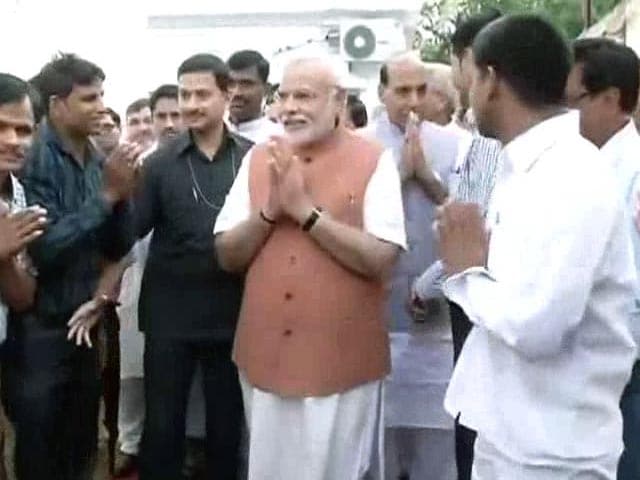 Prime Minister Narendra Modi Meets BJP Workers, Thanks Them for Party's Victory