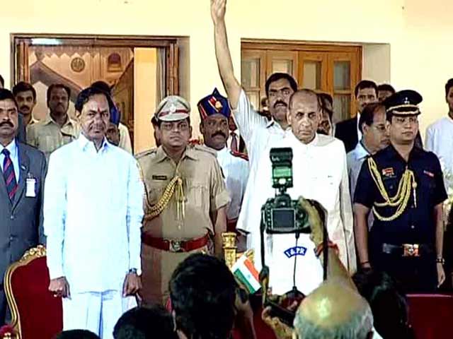 KCR Sworn in as First Chief Minister of Telangana, India's 29th State