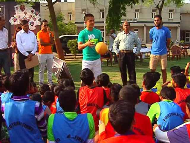 Football 'Linked' to a Cause