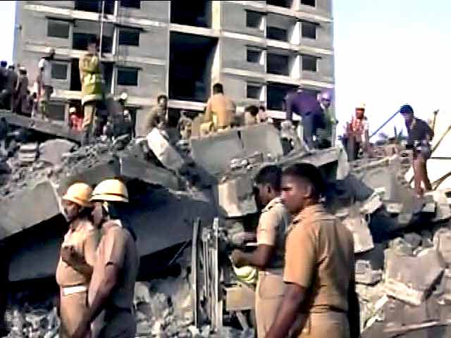 Video : Chennai Building Collapse: Tragedy Could Worsen as Jayalalithaa Says More Feared Trapped