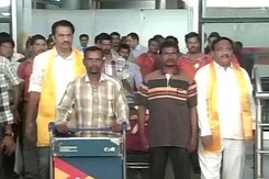 78 Indian Workers From Iraq Return to Hyderabad 78 Indian Workers From Iraq Return to Hyderabad