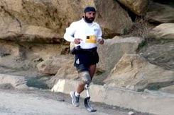 Watch: War Hero's 'Marathon' Battle for Dignity Watch: War Hero's 'Marathon' Battle for Dignity