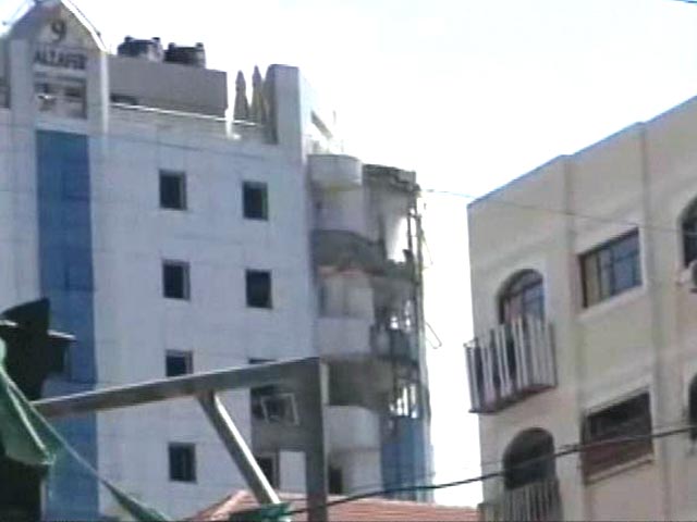 Fear, Panic in Gaza as Abandoned Building Pounded Again