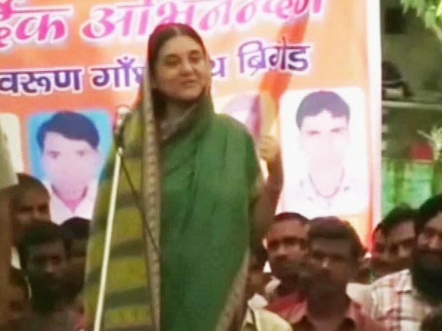 Video : Did Maneka Gandhi Just Pitch Son Varun for UP Chief Minister?