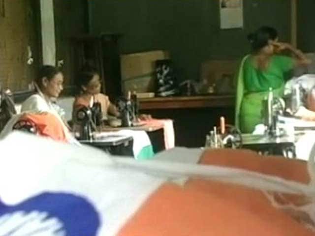 Video : Meet These Dedicated Women Flag-Makers From Assam