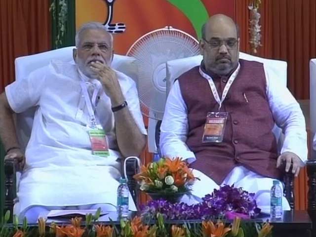 Amit Shah Takes Over as BJP President; Praises PM Modi, Rajnath