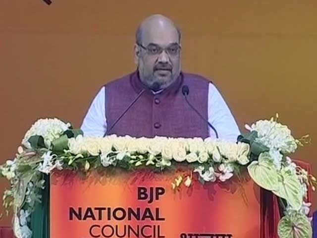 अमित शाह ने बीजेपी अध्यक्ष का पद संभाला