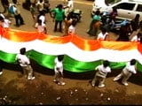Video : Chennai's big love for tricolor: A quarter Kilometre long national flag