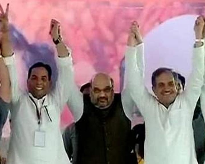 बीजेपी में शामिल हुए चौधरी बीरेंद्र सिंह