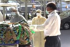 Six Passengers Taken for Ebola Tests On Arrival at Delhi Airport Six Passengers Taken for Ebola Tests On Arrival at Delhi Airport