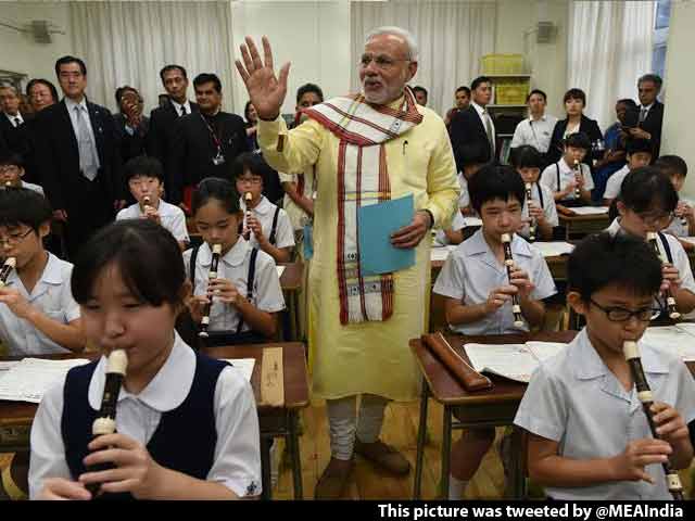 At a 136-Year-Old School in Tokyo, PM Narendra Modi the 'Oldest Student'