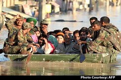 Water Everywhere in Flooded Srinagar. But Very Little to Drink Water Everywhere in Flooded Srinagar. But Very Little to Drink