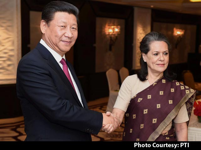 चीनी राष्ट्रपति शी चिनफिंग ने की सोनिया गांधी से मुलाकात