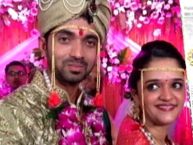 Video : Wedding Bells for Ajinkya Rahane