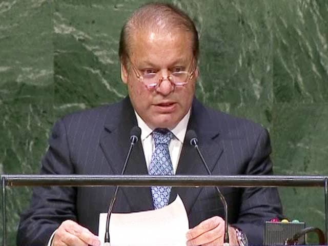 Video : Watch: Core Issue of Jammu & Kashmir Has to be Resolved - Nawaz Sharif at UN General Assembly