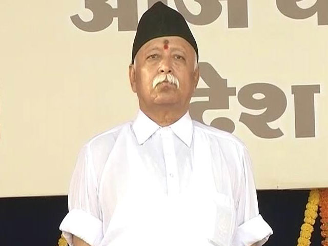 In a First, Doordarshan Airs RSS Chief's Vijaya Dashami Address