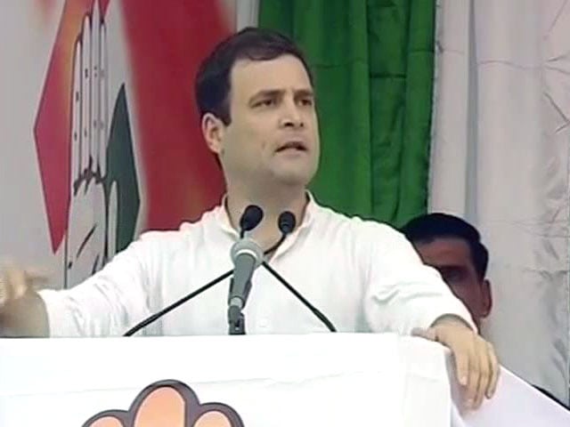 Video : In Late Maharashtra Campaign, Rahul Gandhi Attacks PM Modi For 'Sharing Swing' With Chinese President