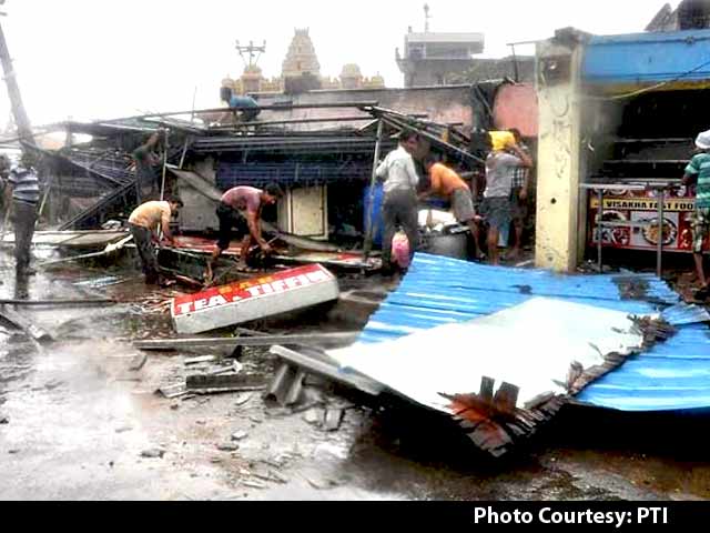 Cyclone Hudhud Leaves Trail of Destruction in Visakhapatnam