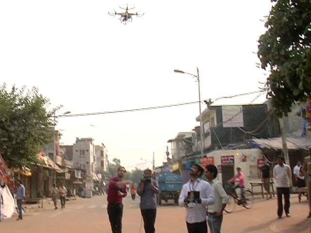 Video : Days After Clashes, Police Use Drone Cameras to Keep an Eye on Trilokpuri