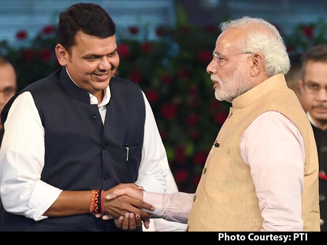 Maharashtra's First BJP Government Takes Oath