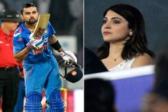 Virat Kohli Cheered on by Anushka Sharma From the Stands Virat Kohli Cheered on by Anushka Sharma From the Stands